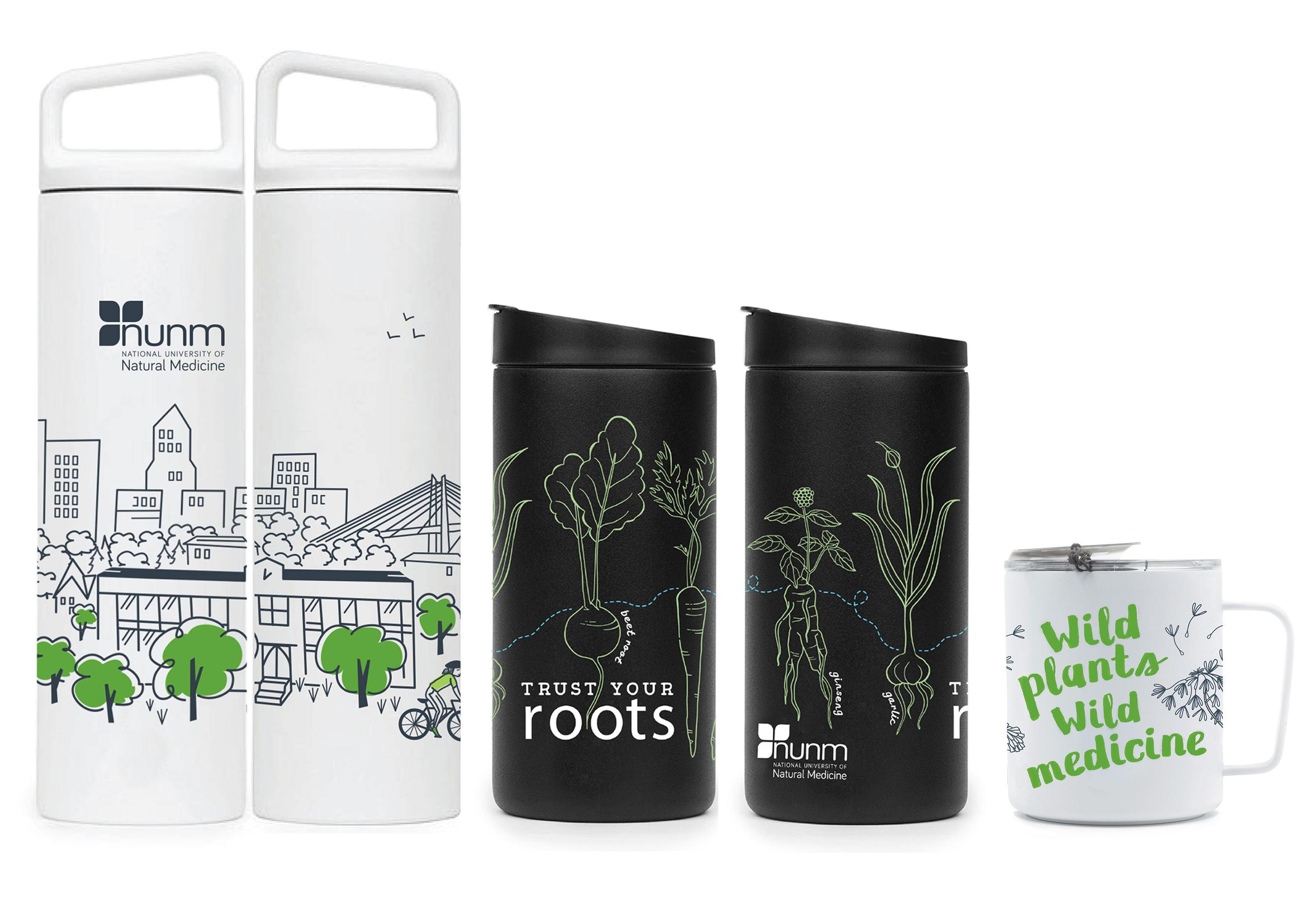 NUNM mugs store merch